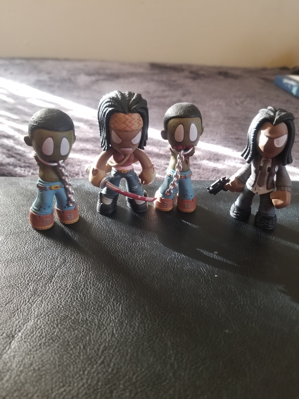 Walking Dead Mystery Mini Funko Pops Michonne & Pet Walkers